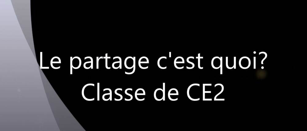 GRENAY le partage CE2